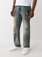 True Religion Men Blue Straight Fit Jeans