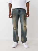 True Religion Men Blue Straight Fit Jeans