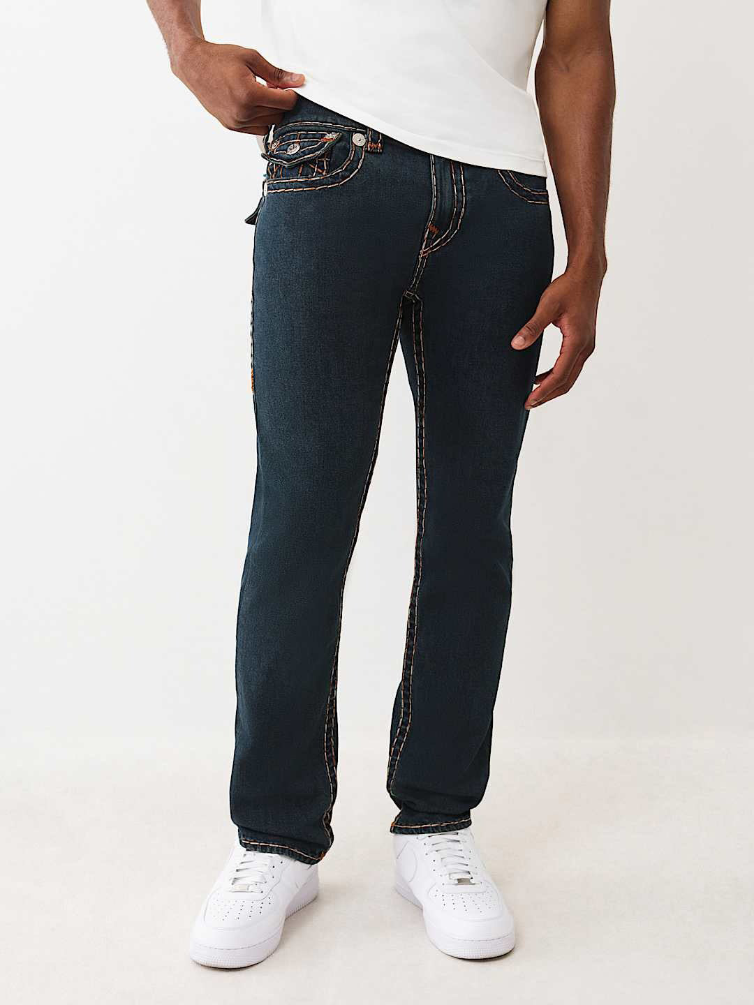 Men rocco super t dark indigo jeans