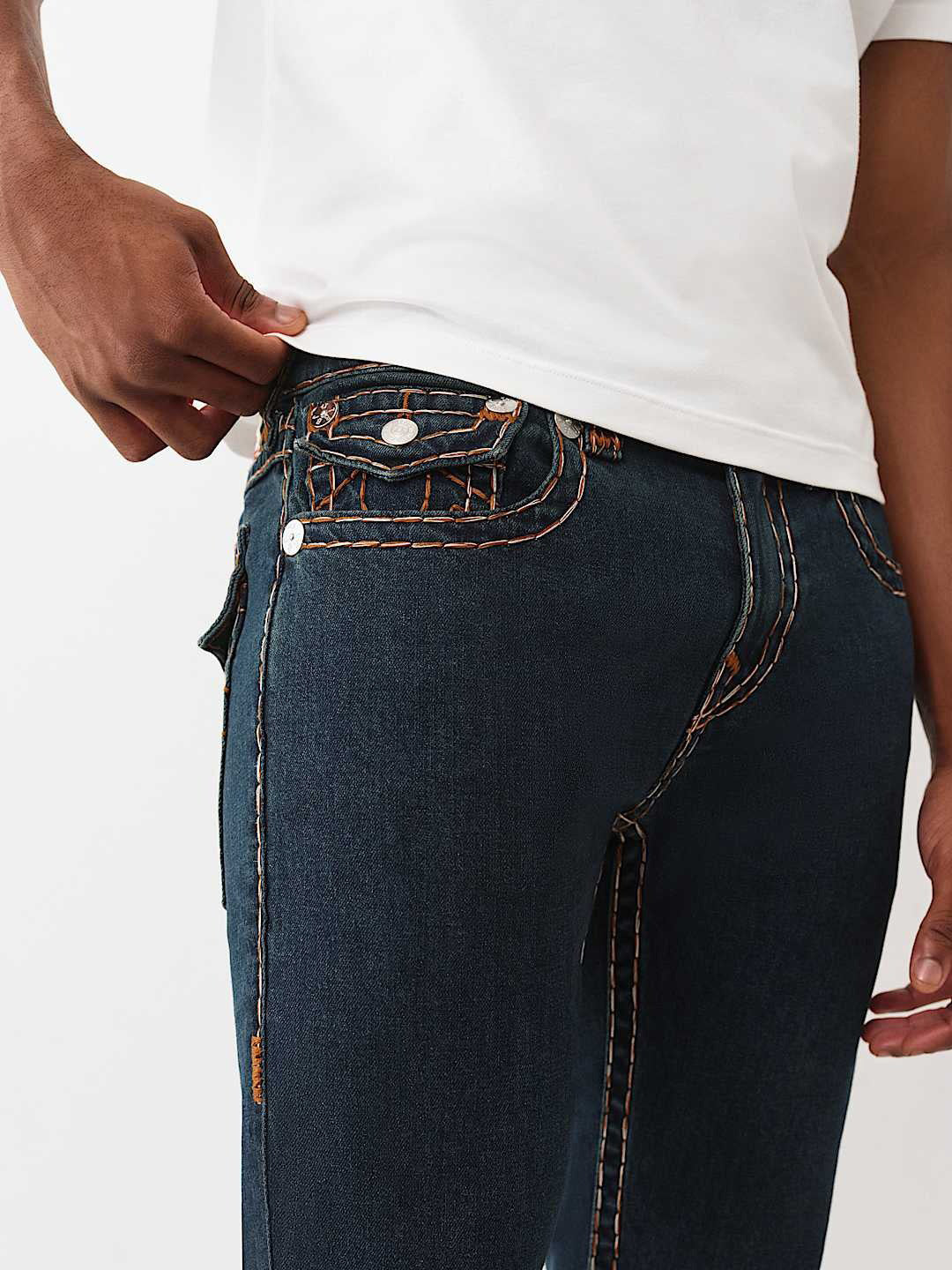 Men rocco super t dark indigo jeans