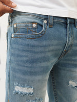 TRUE RELIGION Men Blue SN Flare Fit Jeans