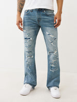 TRUE RELIGION Men Blue SN Flare Fit Jeans