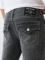 TRUE RELIGION Men Grey Big T Slim Fit Jeans