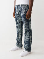 TRUE RELIGION Men Blue Super T Bootcut Fit Jeans