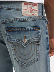 TRUE RELIGION Men Blue SN Straight Fit Ricky Jeans