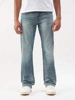 TRUE RELIGION Men Blue SN Straight Fit Ricky Jeans