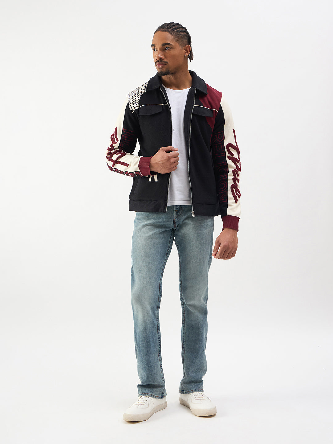 Men blue sn straight fit ricky jeans