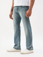TRUE RELIGION Men Blue SN Straight Fit Ricky Jeans