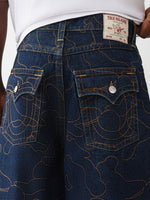TRUE RELIGION Men Dark Indigo SN Relaxed Fit Jeans