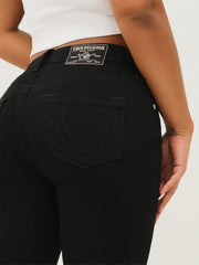 TRUE RELIGION Women Black SN Skinny Fit Jeans