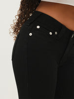 TRUE RELIGION Women Black SN Skinny Fit Jeans