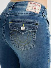 True Religion Women Blue SN Becca Jeans