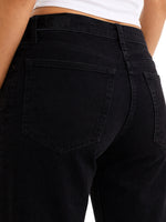 True Religion Women Cotton Black BOBBI SN Jeans
