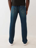 TRUE RELIGION Men Dark Blue SN Ricky Straight Fit Jeans