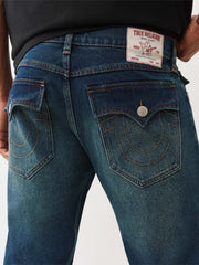 True Religion Men ROCCO SN Lightly Wash Blue Jeans