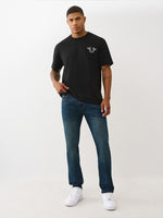 True Religion Men ROCCO SN Lightly Wash Blue Jeans