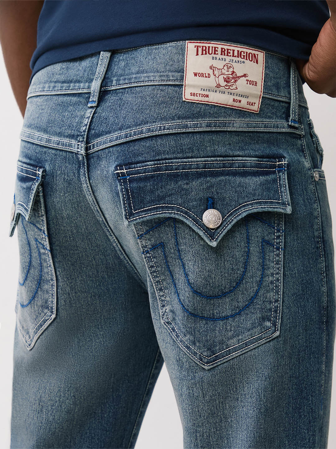 Men blue sn slim fit jeans