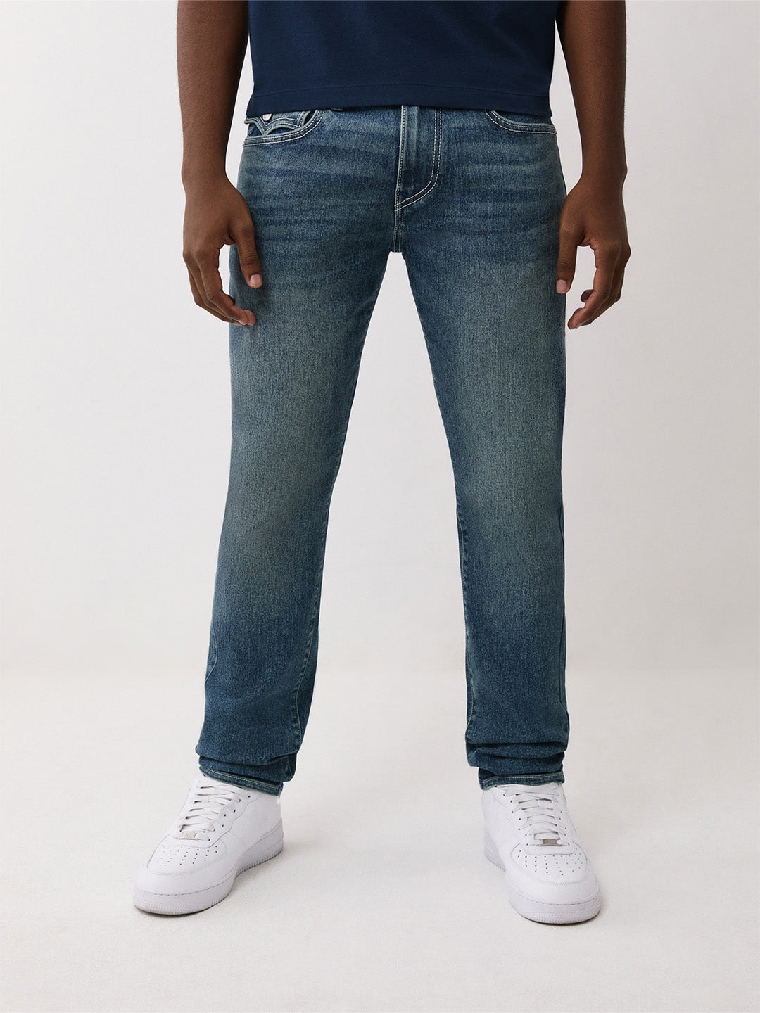 Men blue sn slim fit jeans