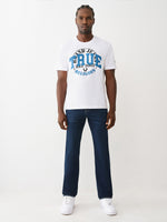 TRUE RELIGION Men Navy Blue SN Slim Fit Jeans