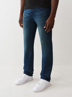 TRUE RELIGION Men Navy Blue SN Straight Fit Jeans
