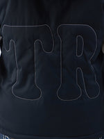 TRUE RELIGION Men Navy Detacheable Hood Jacket