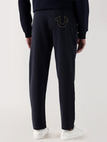 TRUE RELIGION Men Navy Blue Relaxed Fit Sweatpant
