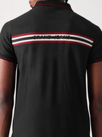 True Religion Men Black Solid Polo Tshirt