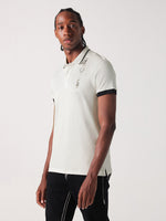 True Religion Men White Solid Polo Tshirt