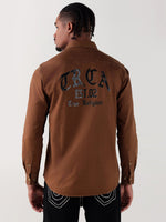TRUE RELIGION Men Brown Regular Fit Shirt