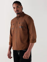 TRUE RELIGION Men Brown Regular Fit Shirt