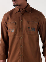 TRUE RELIGION Men Brown Regular Fit Shirt