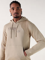 TRUE RELIGION Men Beige Embroiderery Regular Fit Hoodie