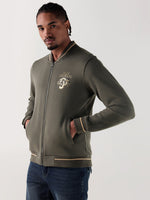 True Religion Men Green Logo Regular Fit Sweatshirt