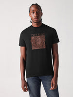 True Religion Men Black Solid Round Neck Tshirt