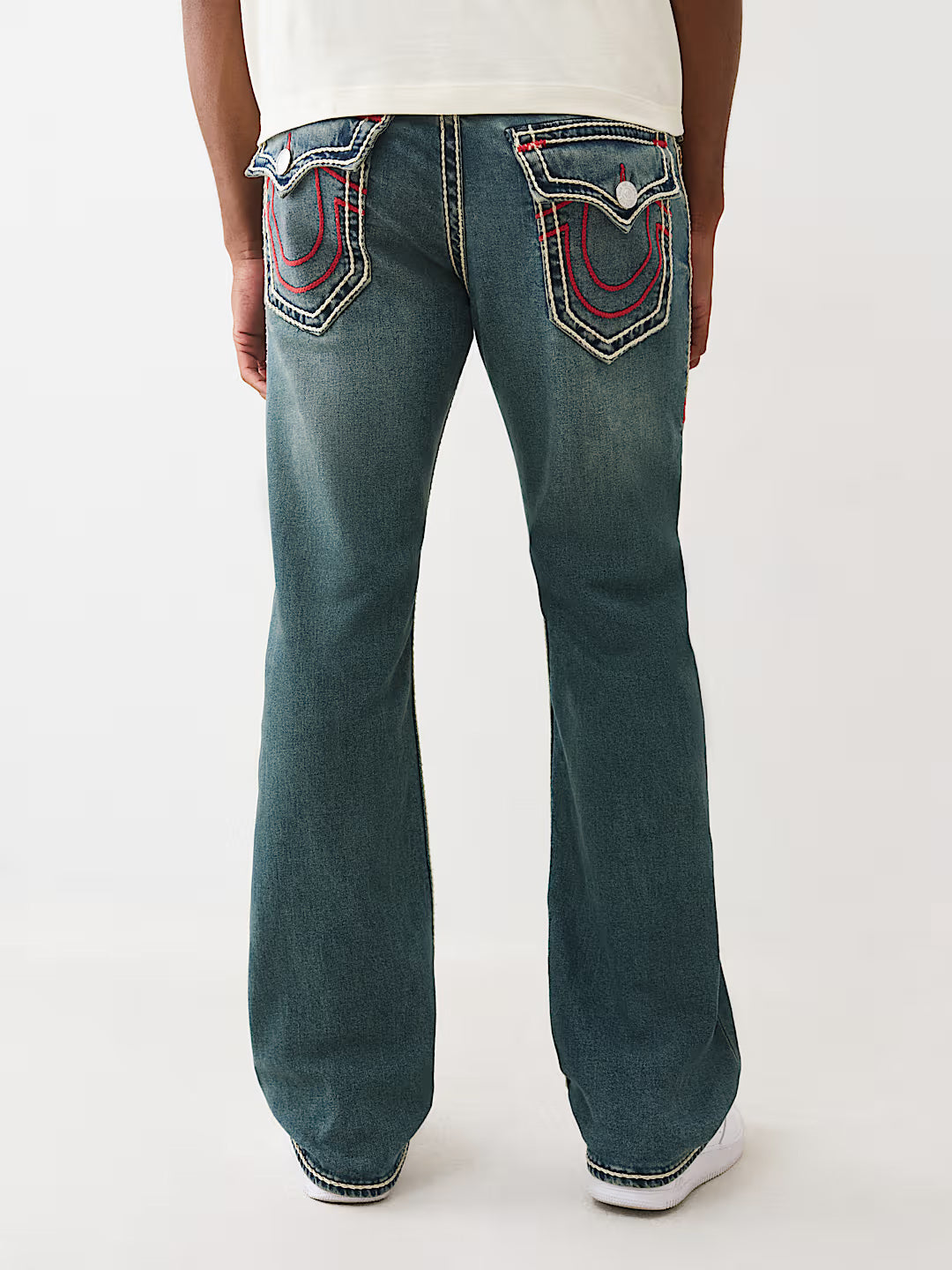 Men blue billy rope stitch jeans