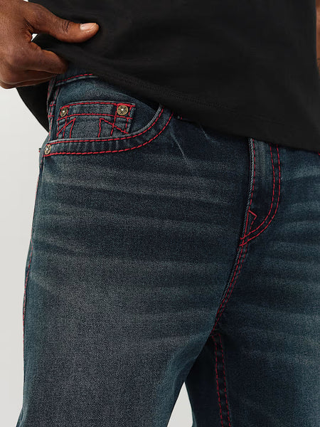 True Religion Men Big T Black Relaxed Fit Jeans