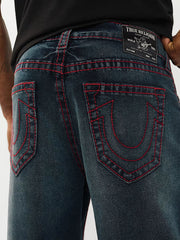 True Religion Men Blue Solid Ultra Baggy Big T Vinny Jeans