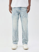 True Religion Men Blue Big T Straight Fit Jeans