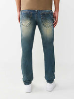 True Religion Men Blue Rocco SN Skinny Fit Jeans