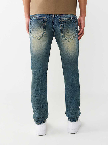 True Religion Men Blue Rocco SN Skinny Fit Jeans