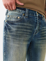 True Religion Men Blue Rocco SN Skinny Fit Jeans