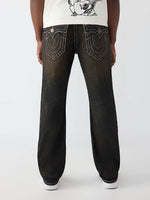 True Religion Brown Stretchable Ricky Super T Solid Men Jeans