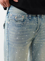 True Religion Men Blue Billy Big T Bootcut Fit Jeans