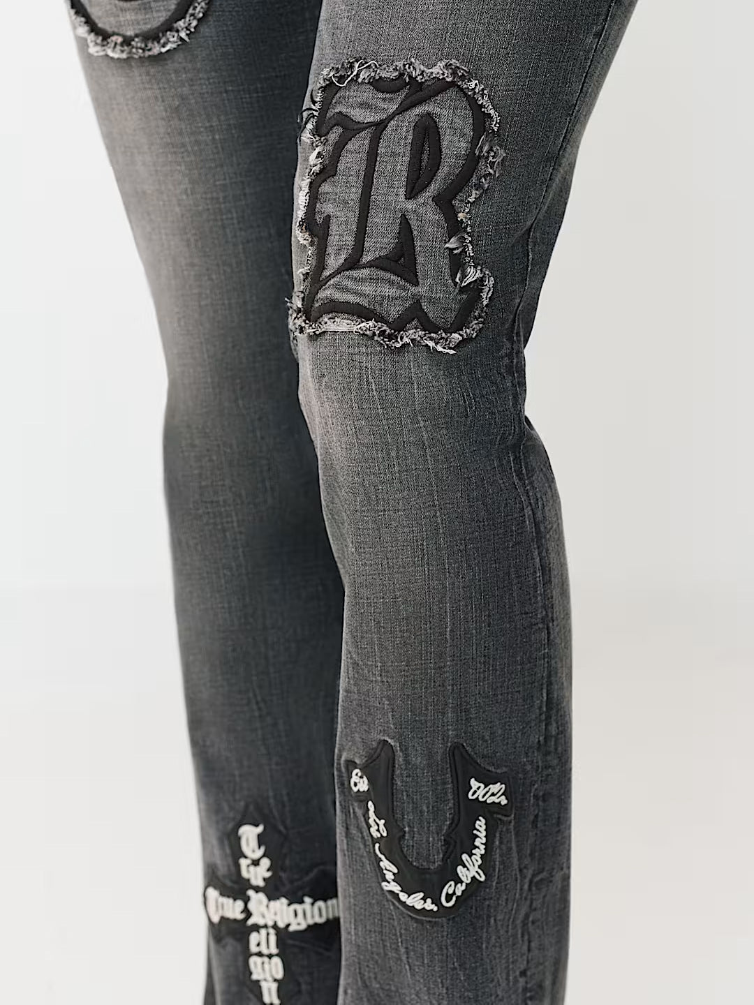 True Religion Women Black Solid Bootcut Stretchable Becca Jeans