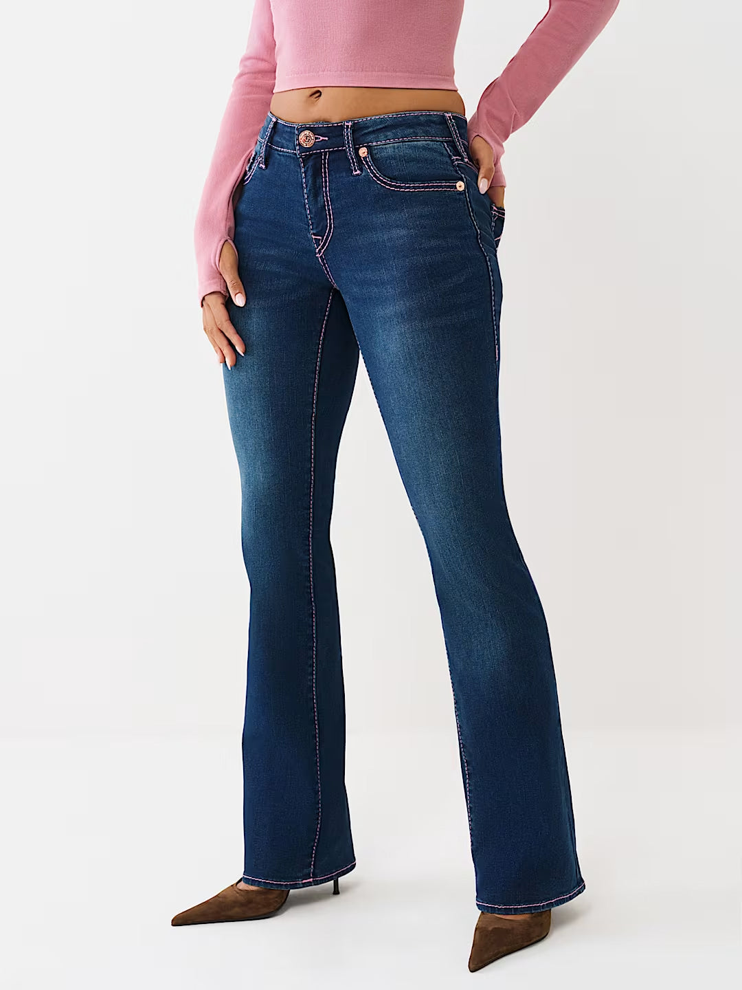 Women becca navy big t jeans