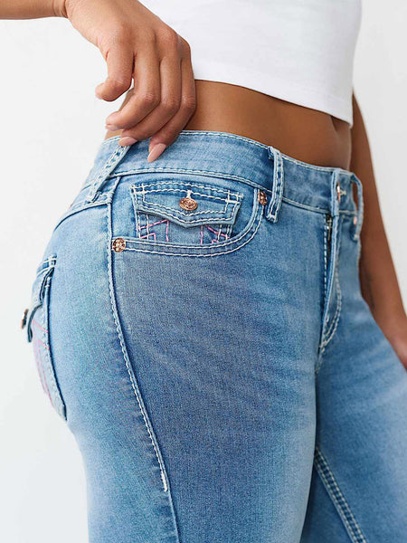 True Religion Blue Joey Big T Women Jeans