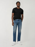 True Religion Men Blue Solid Slim Fit SN Geno Jeans