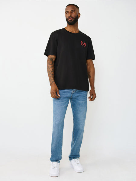True Religion Blue Stretchable Geno Big T Men Jeans