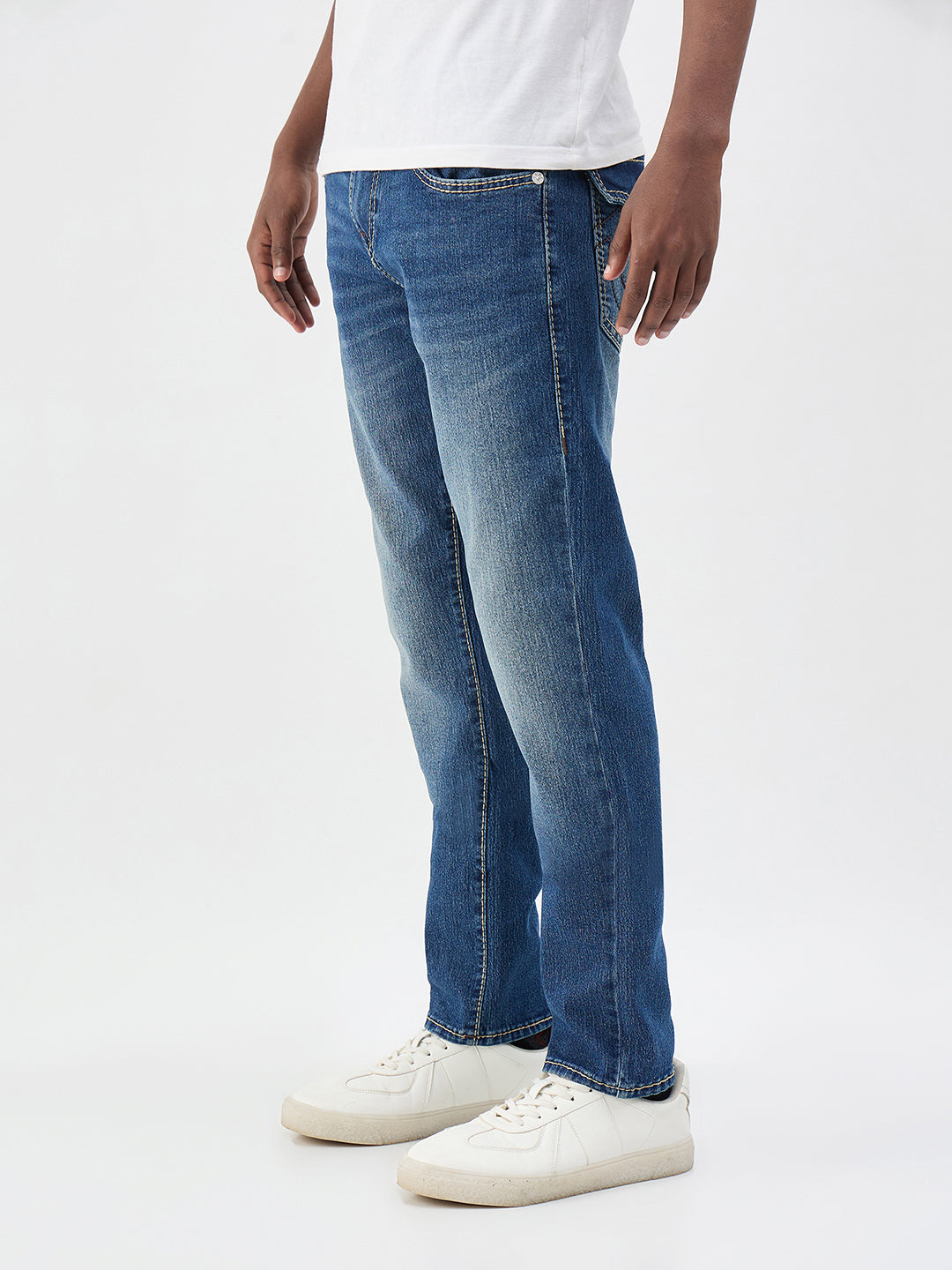 Men big t blue slim fit jeans