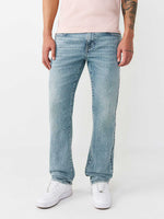 True Religion Men Blue Ricky SN Straight Fit Jeans